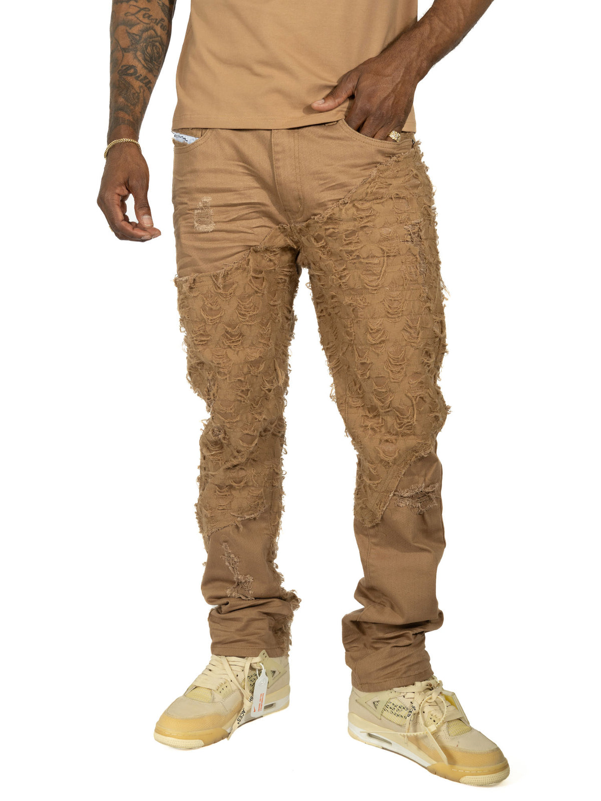 Makobi M1906 Bellagio Jeans in Mocha, view 2