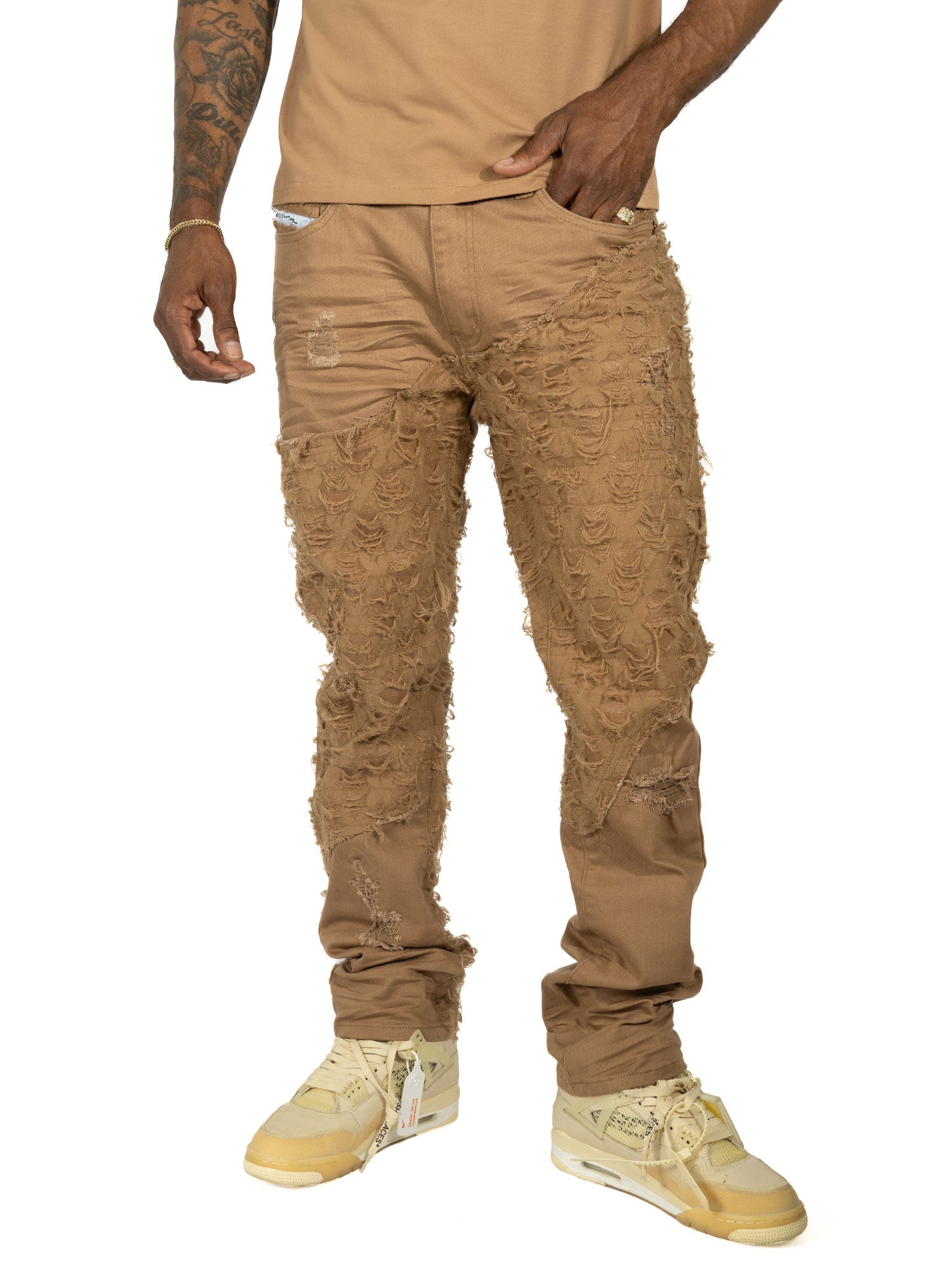 Makobi M1906 Bellagio Jeans in Mocha, view 2