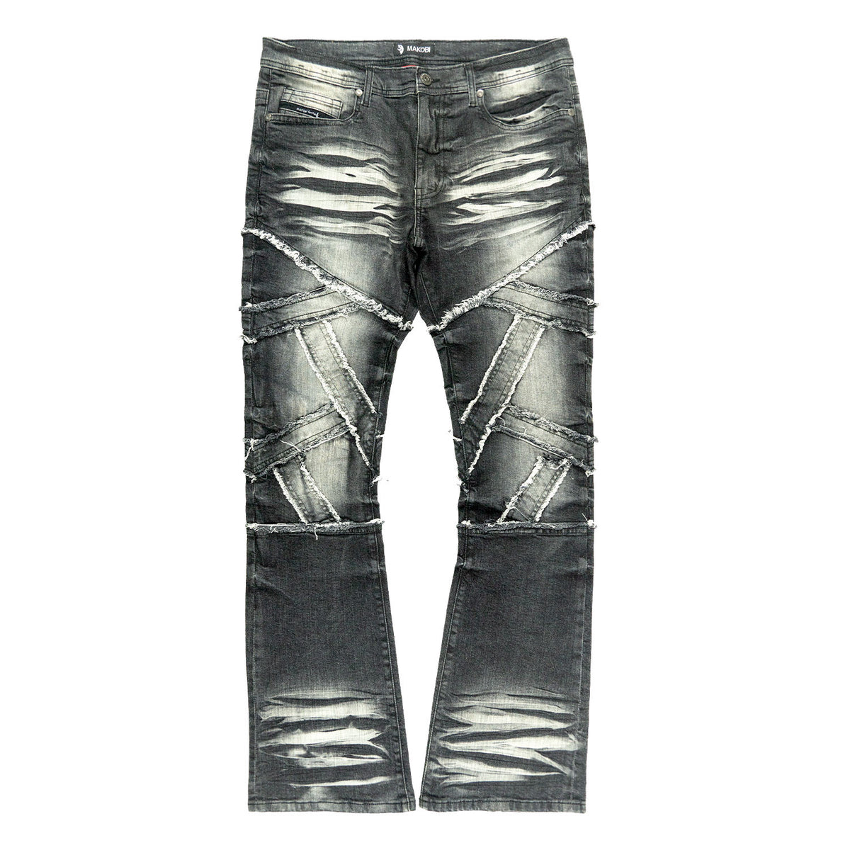 M1908 Veneta Stacked Jeans - Black
