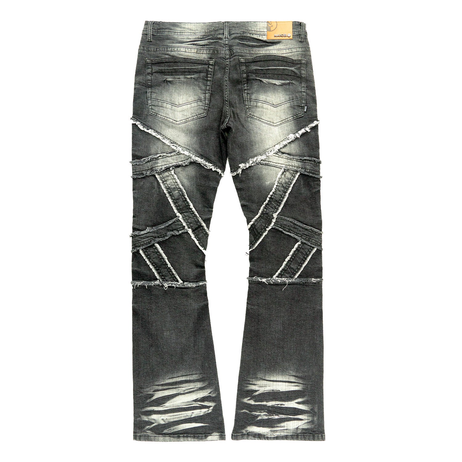 M1908 Veneta Stacked Jeans - Black
