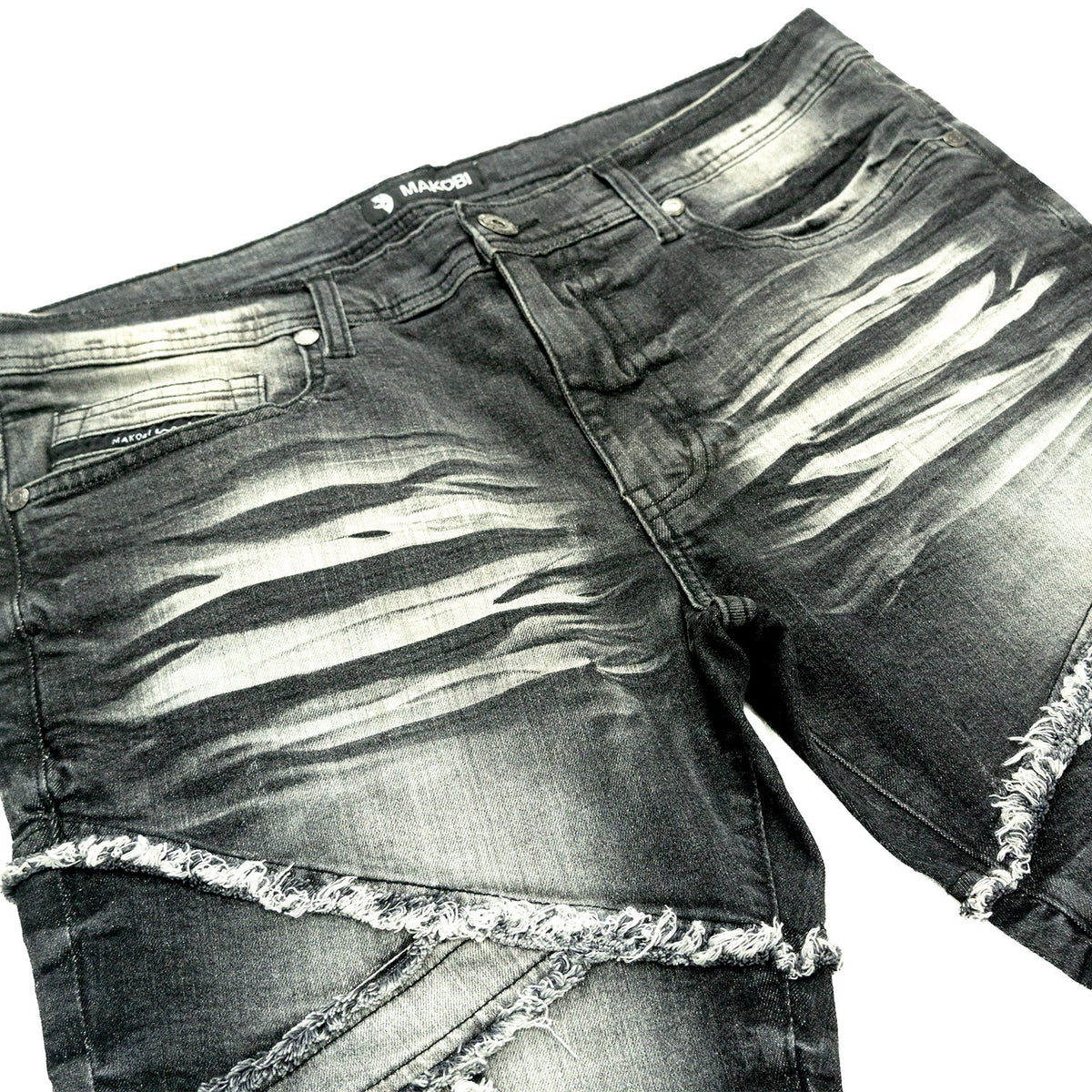 M1908 Veneta Stacked Jeans - Black