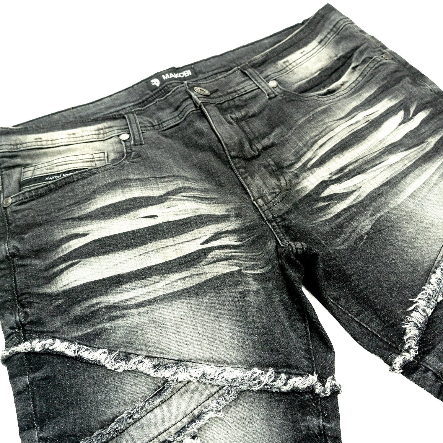 M1908 Veneta Stacked Jeans - Black
