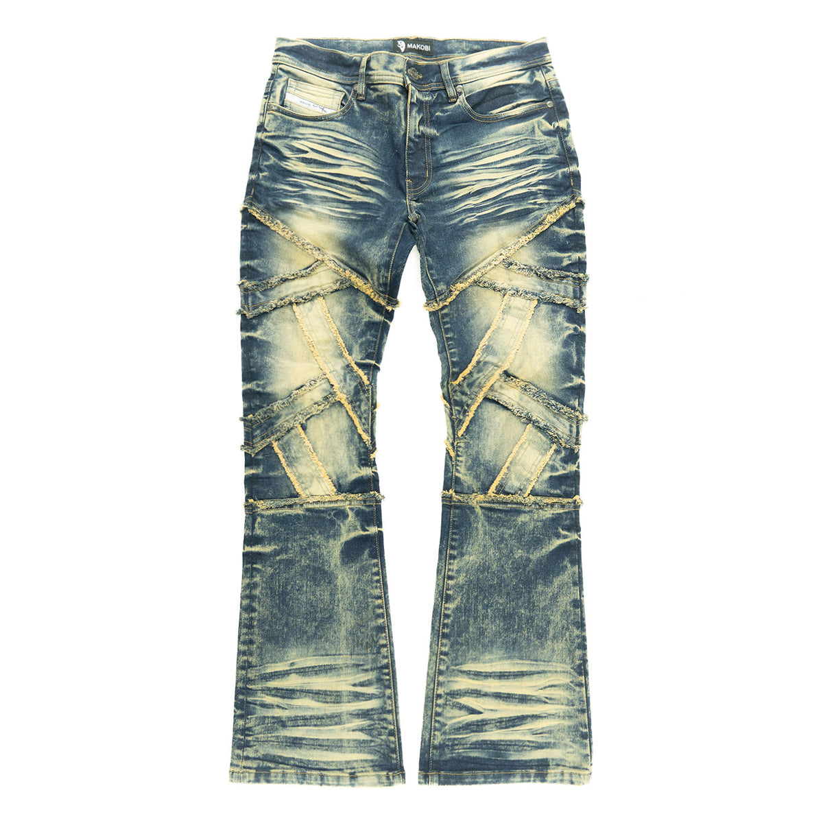M1908 Veneta Stacked Jeans - Dark Wash