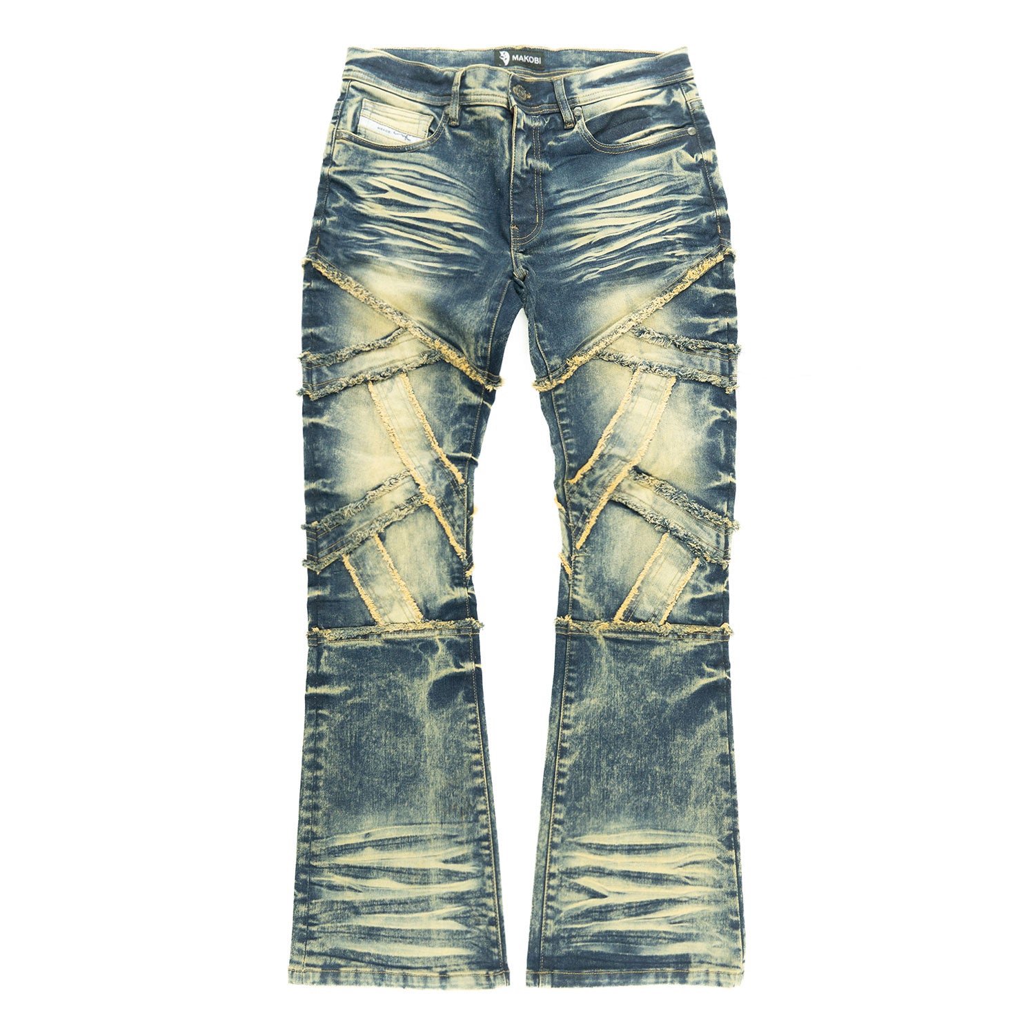 M1908 Veneta Stacked Jeans - Dark Wash