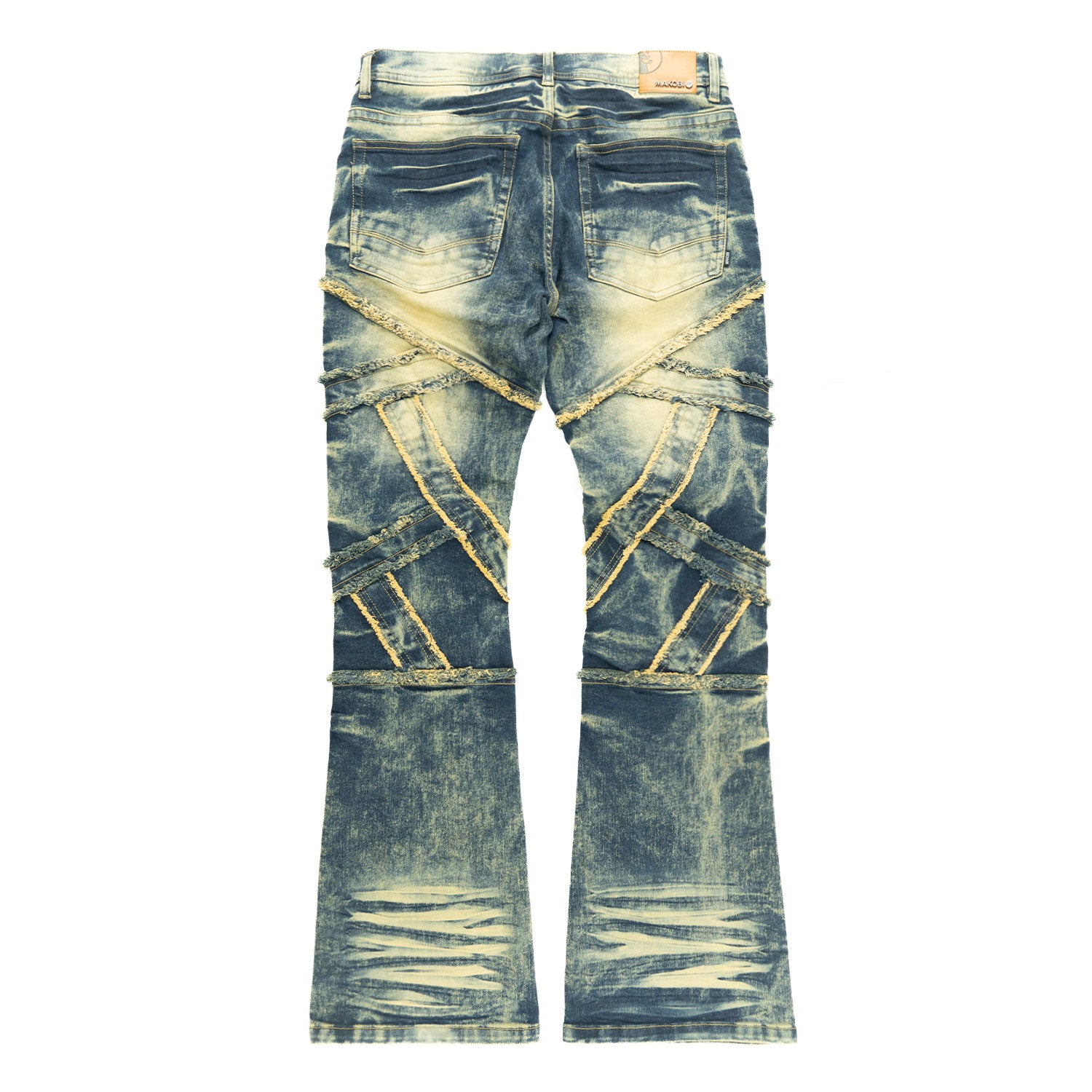 M1908 Veneta Stacked Jeans - Dark Wash
