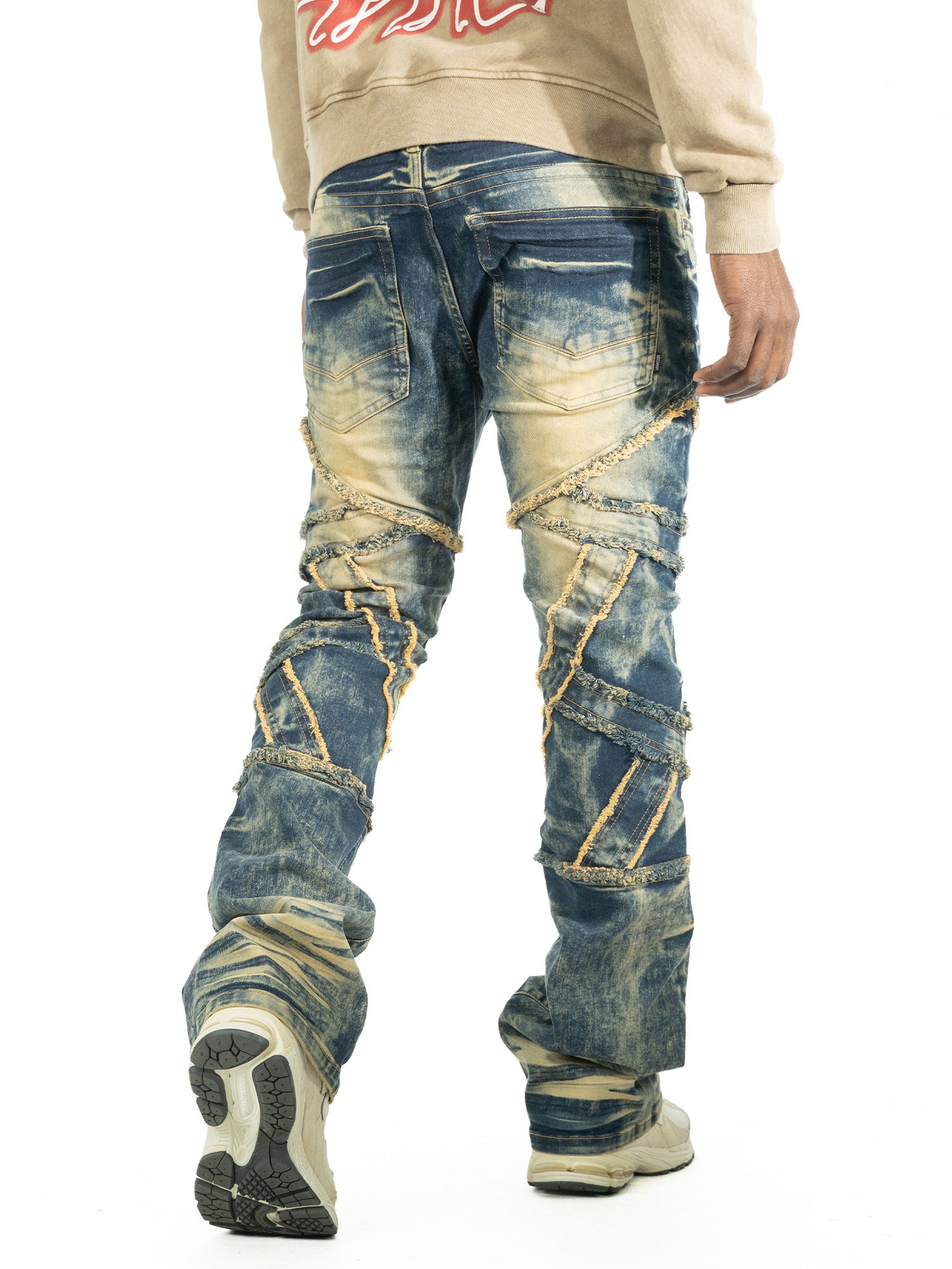 Pants | M1908 Veneta Stacked Jeans - Dark Wash