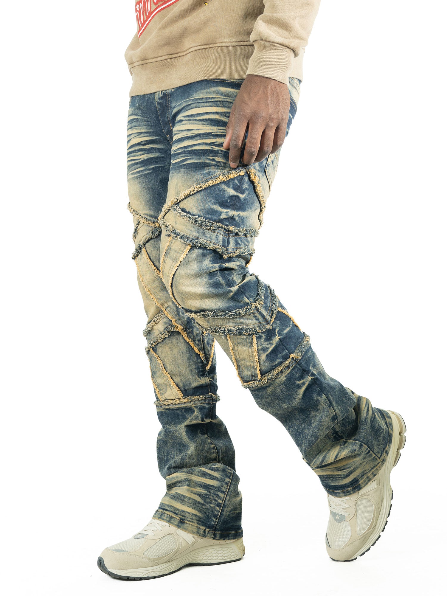M1908 Veneta Stacked Jeans - Dark Wash