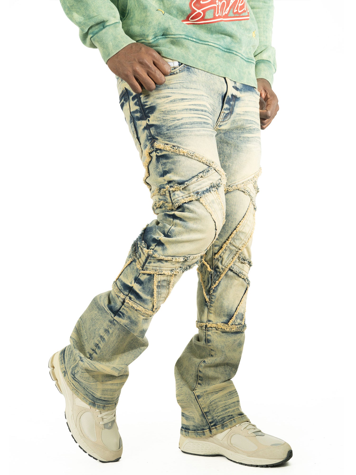 M1908 Veneta Stacked Jeans - Dirt