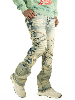 M1908 Veneta Stacked Jeans - Dirt
