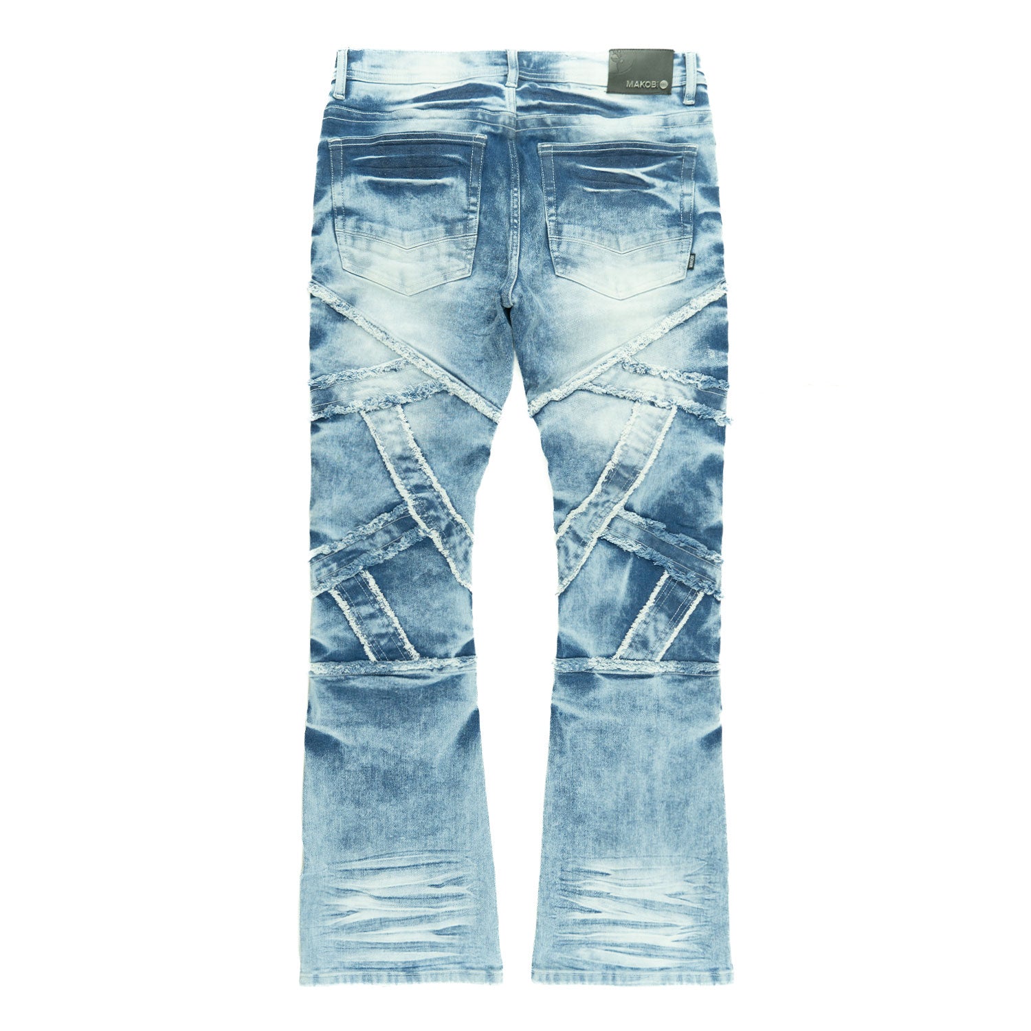 M1908 Veneta Stacked Jeans - Light Wash