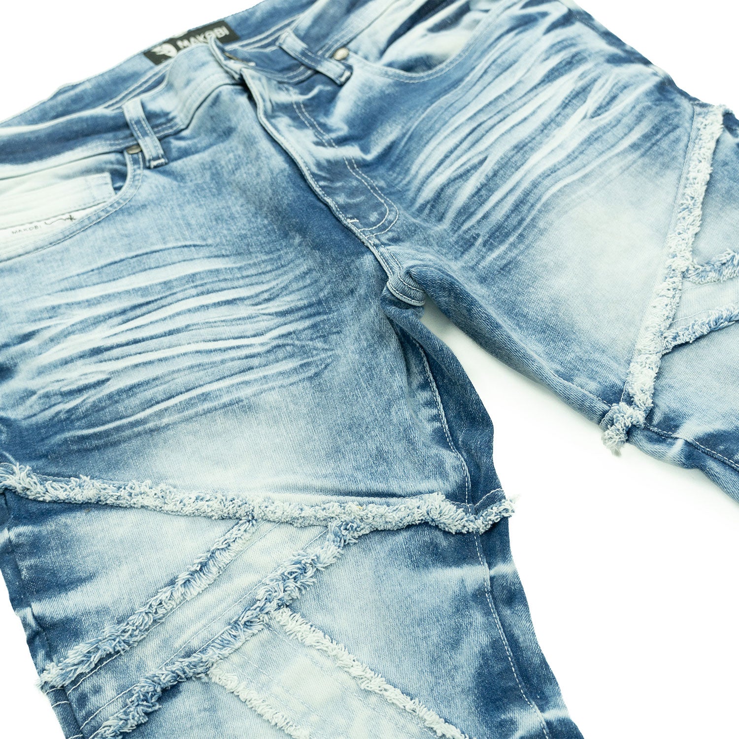 M1908 Veneta Stacked Jeans - Light Wash