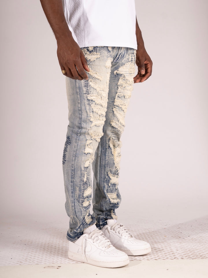M1917 Parco Jeans- Light Wash