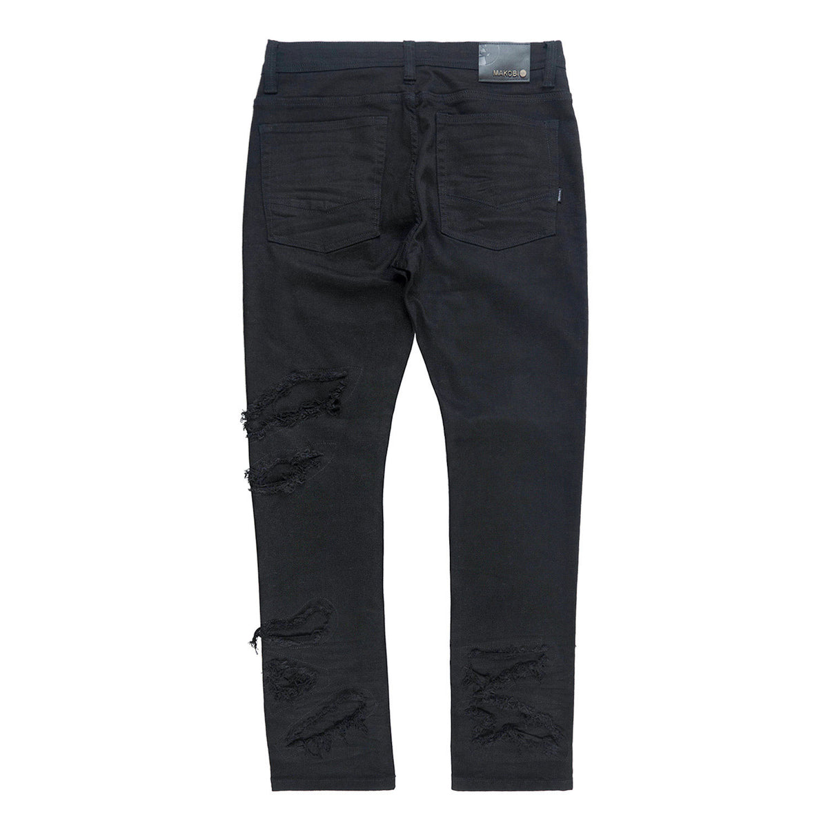Makobi M1922 Sorrento Jeans in Jet Black, view 5