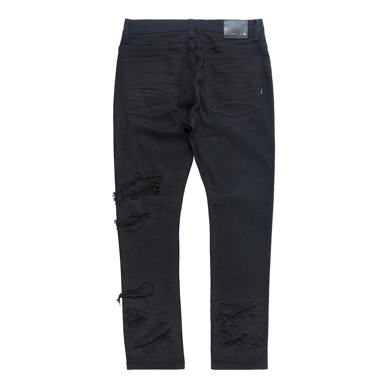 Makobi M1922 Sorrento Jeans in Jet Black, view 5