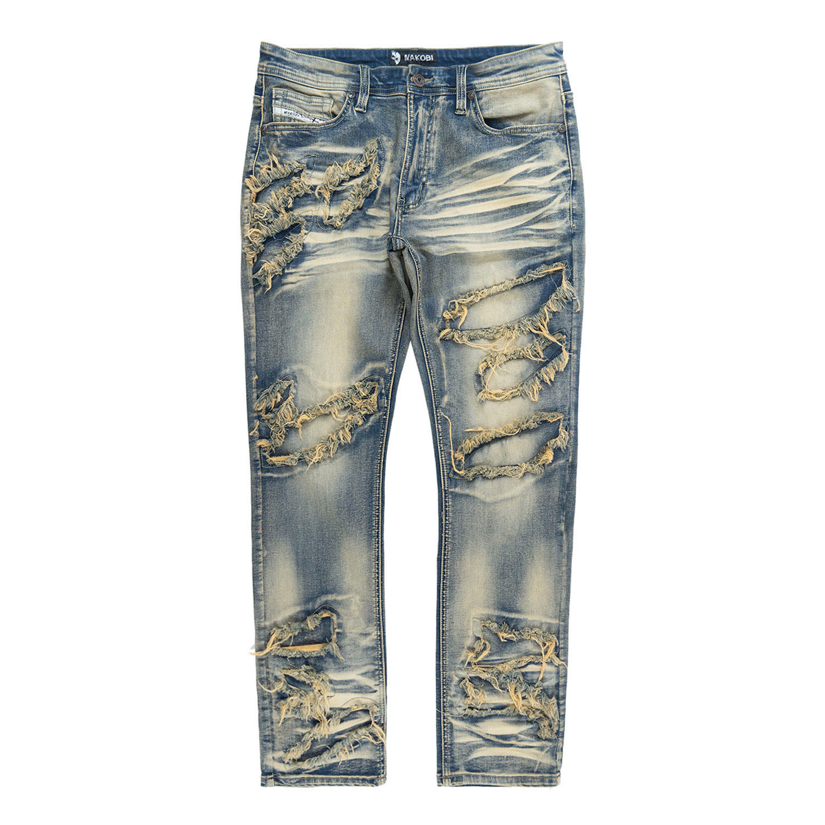 Makobi M1922 Sorrento Jeans in Dirt, view 3