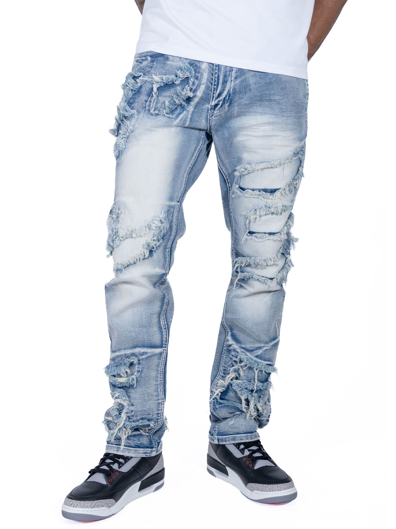 Makobi M1922 Sorrento Jeans in Light Wash