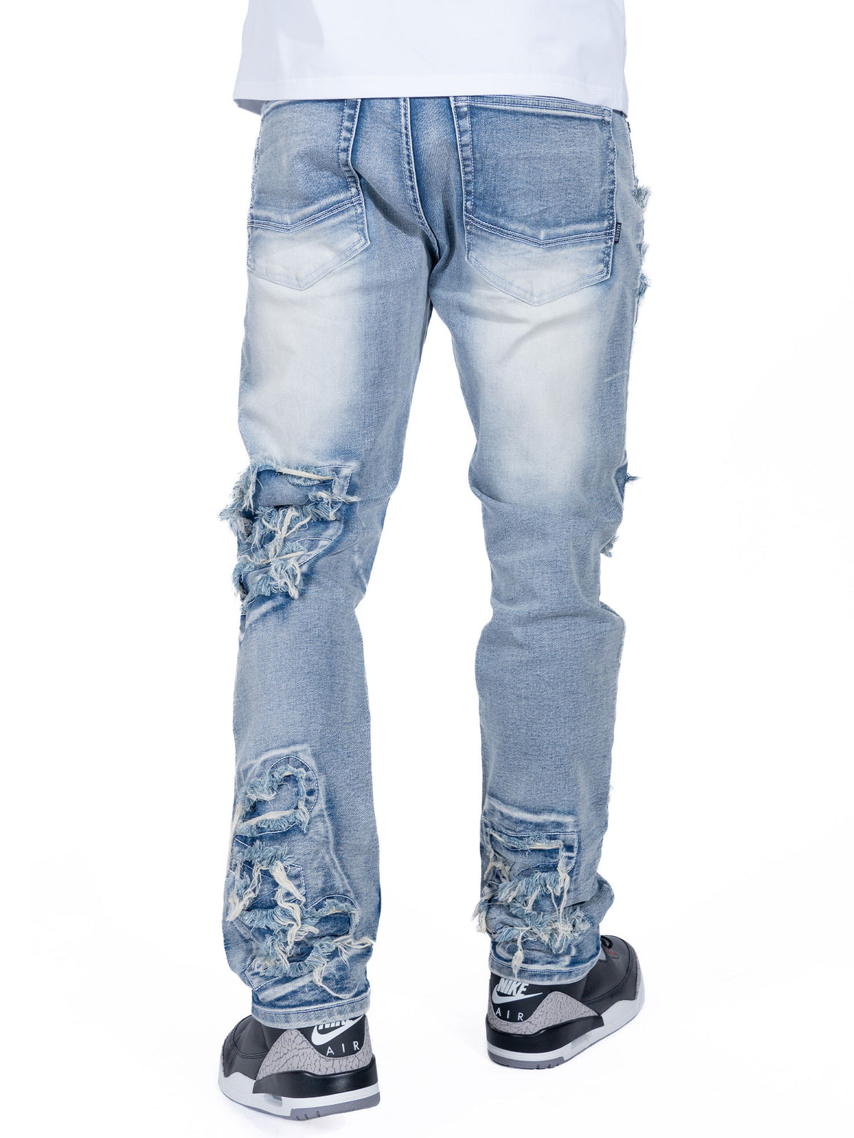 Makobi M1922 Sorrento Jeans in Light Wash, view 2