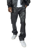 Makobi M1927 Romano Vegan Leather Stacked Pants