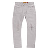 M1932 Makobi Brighton Shredded Twill Jeans - Gray