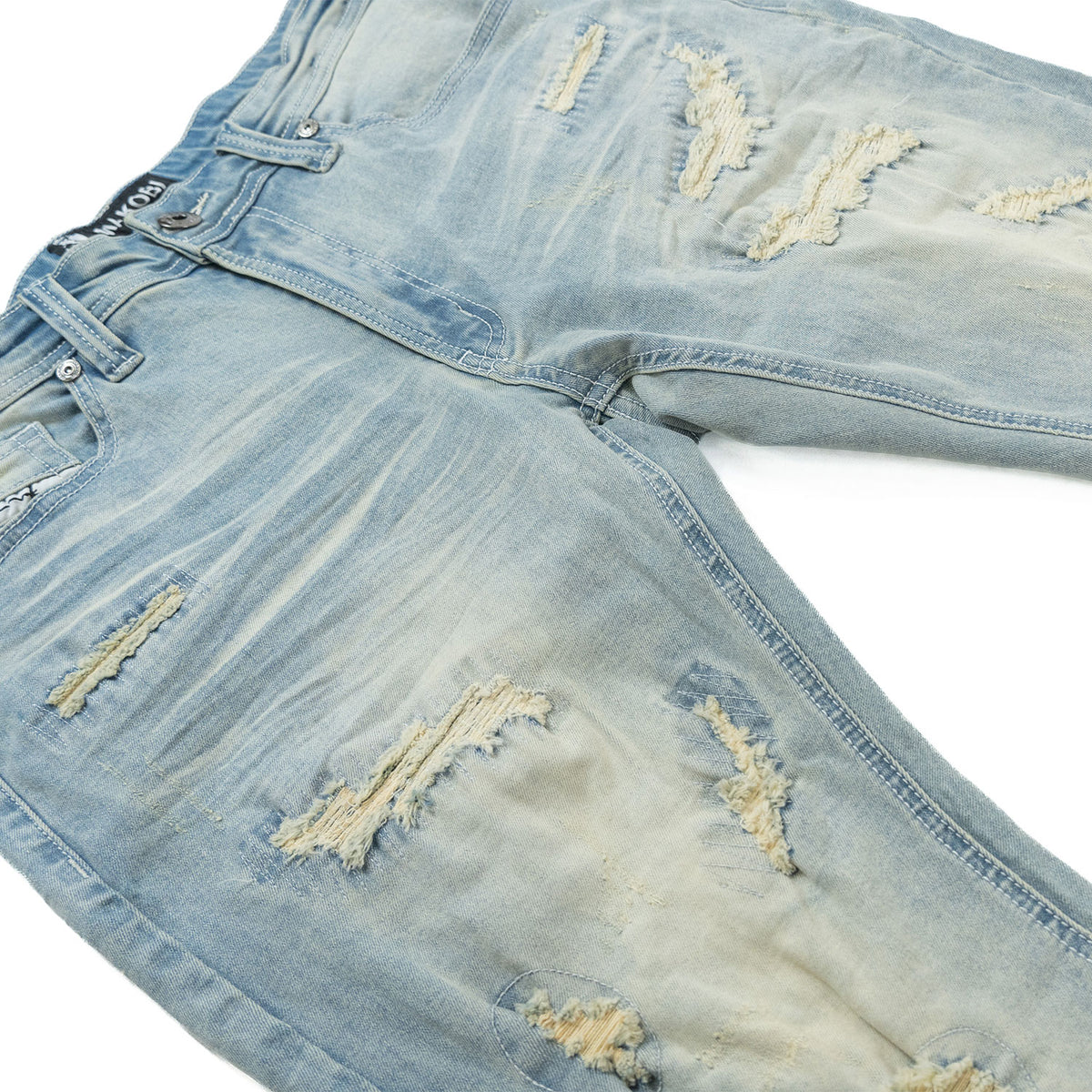 Makobi M1934 Romano Jeans in Light Wash, view 5
