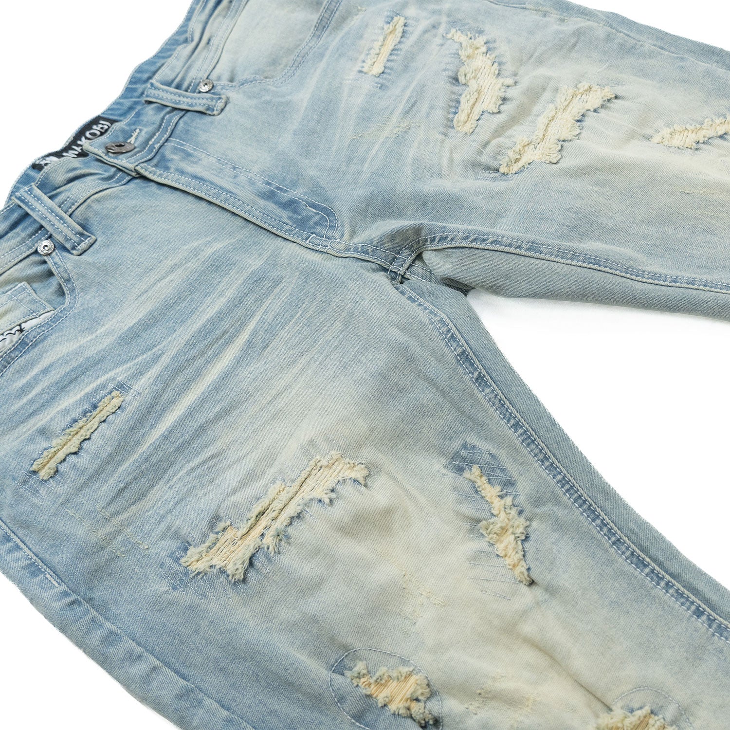 Makobi M1934 Romano Jeans in Light Wash, view 5