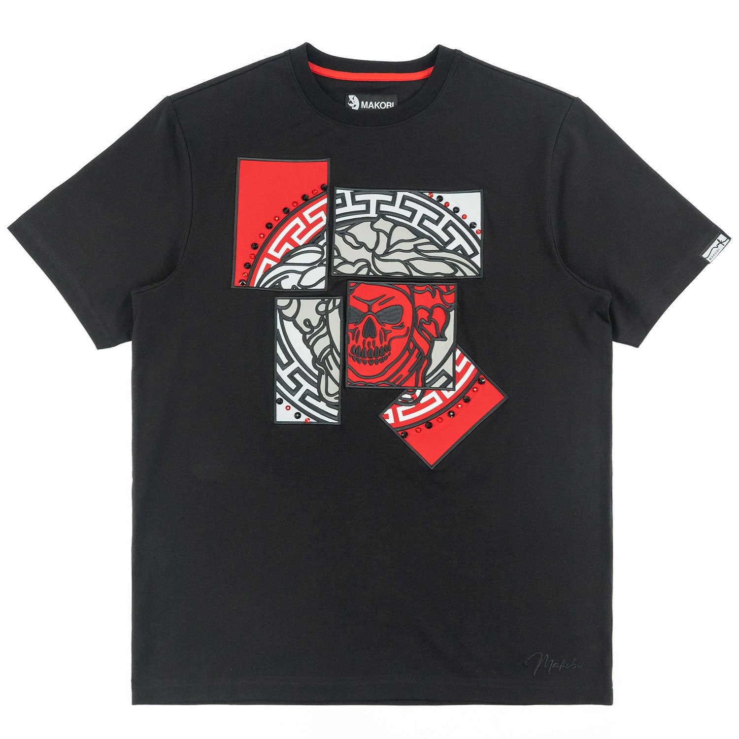 M193 Bianco Medusa T-shirt - Black