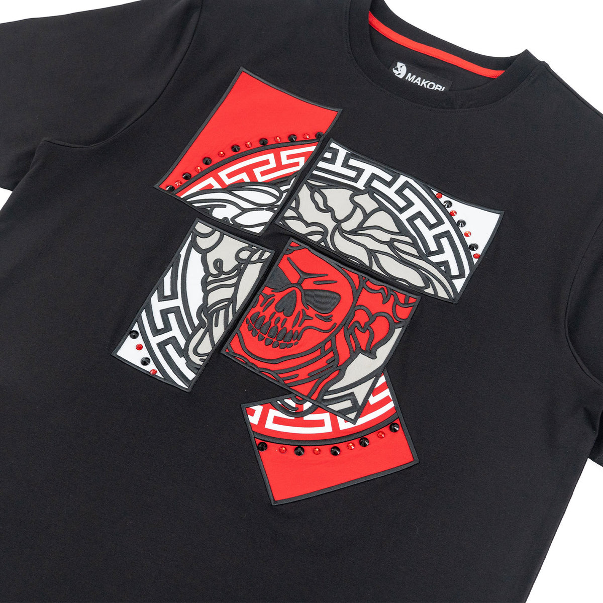 M193 Bianco Medusa T-shirt - Black