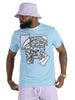Jersey Shirt | M193 Bianco Medusa Tee - Light Blue