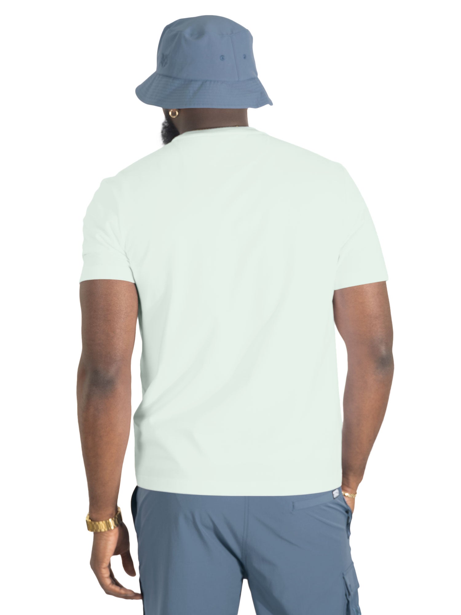 Jersey Shirt | M193 Bianco Medusa Tee - White Blue