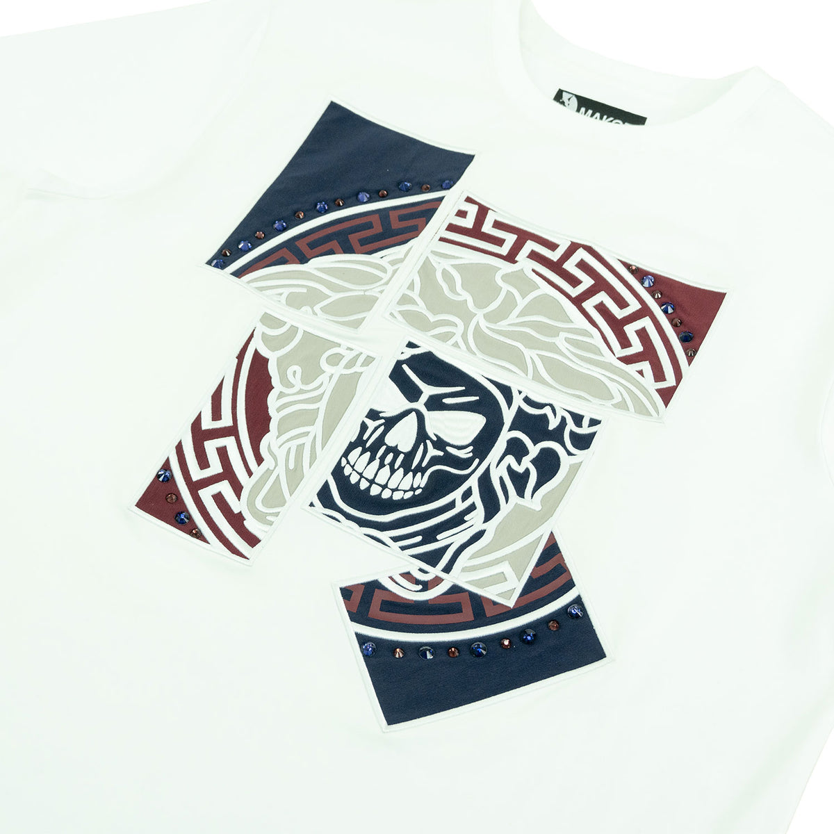 M193 Bianco Medusa T-shirt - White Navy