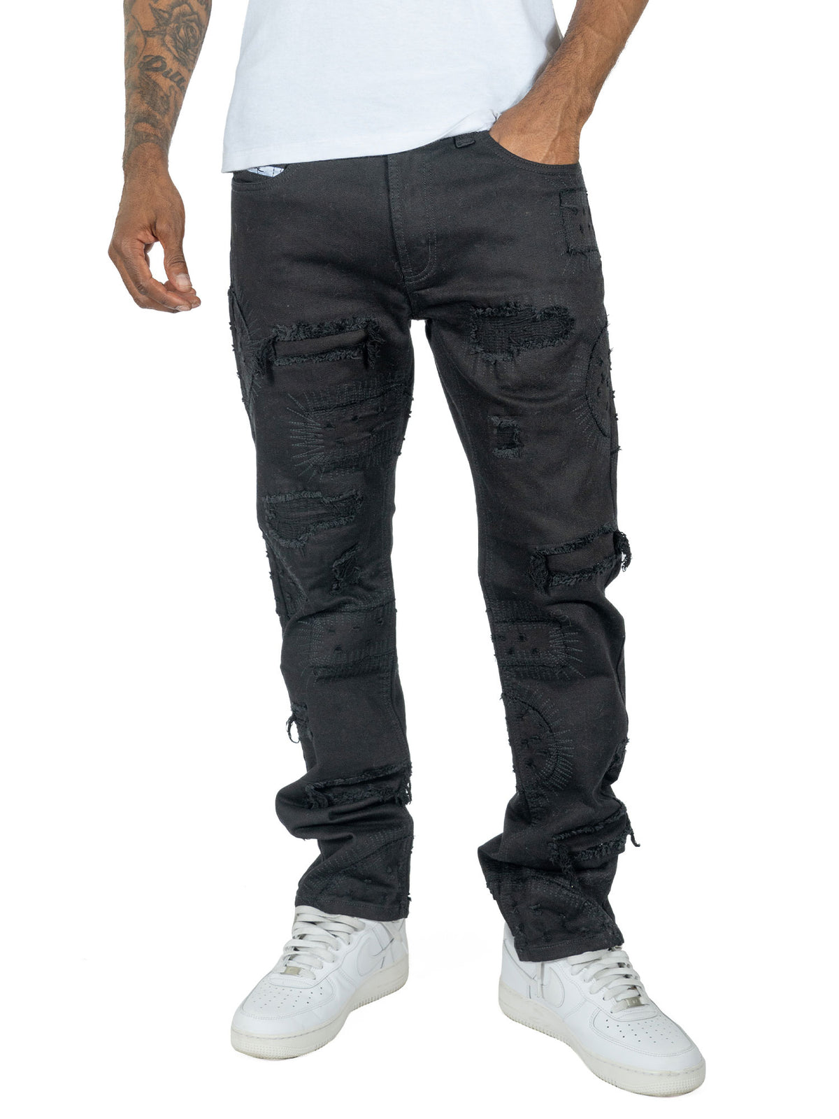 Makobi M1945 Mancini Jeans in Jet Black