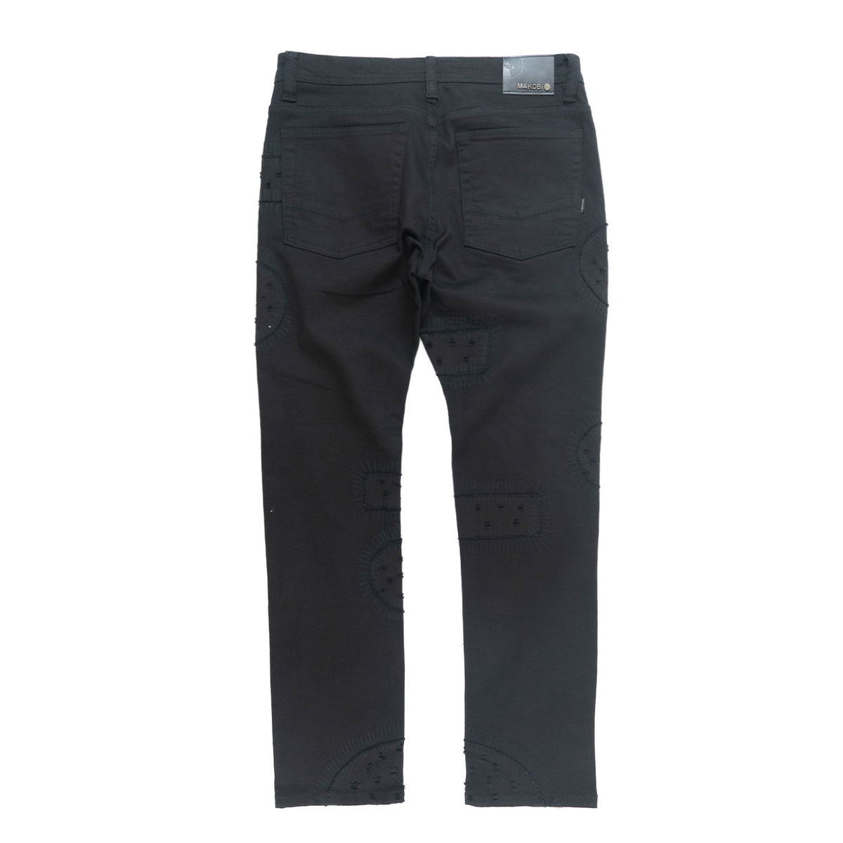 Makobi M1945 Mancini Jeans in Jet Black, view 3