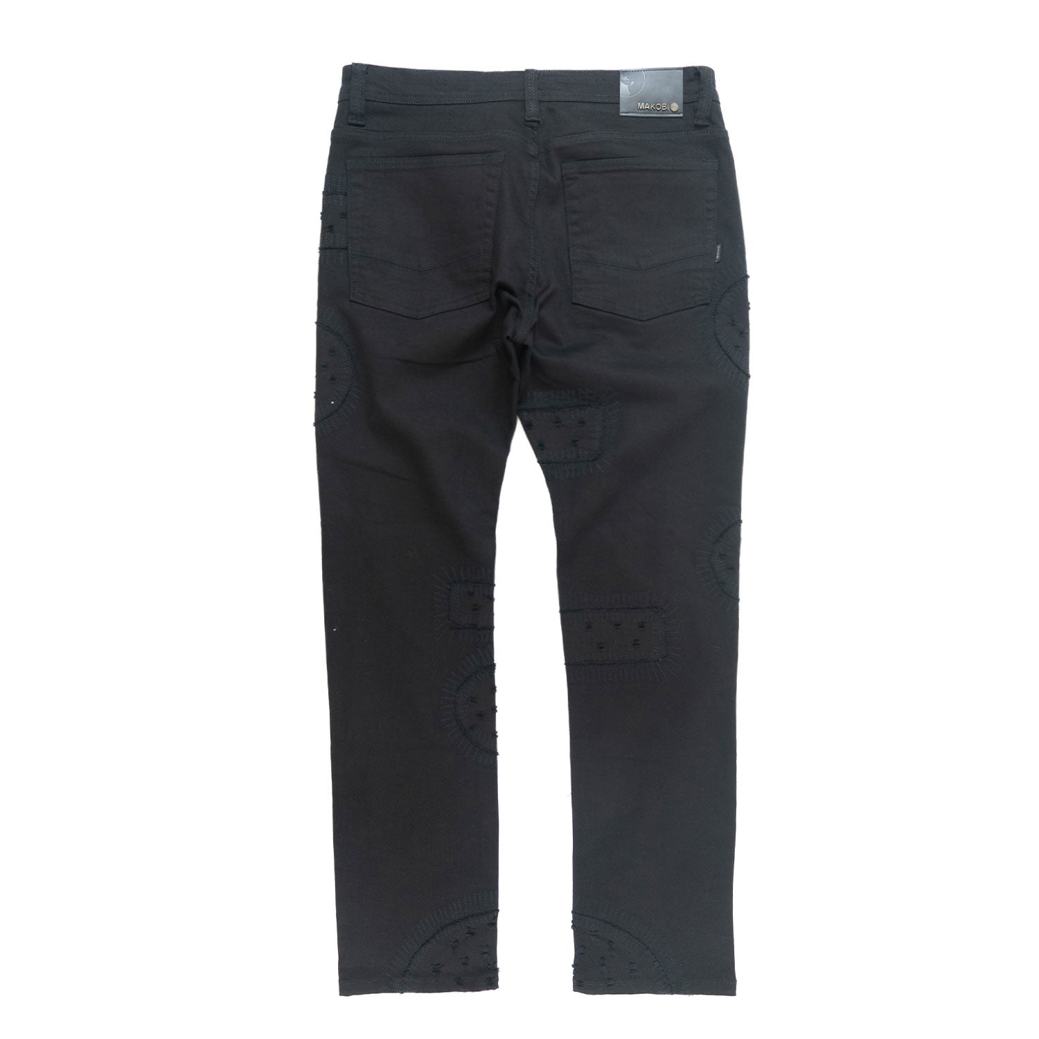 Makobi M1945 Mancini Jeans in Jet Black, view 3