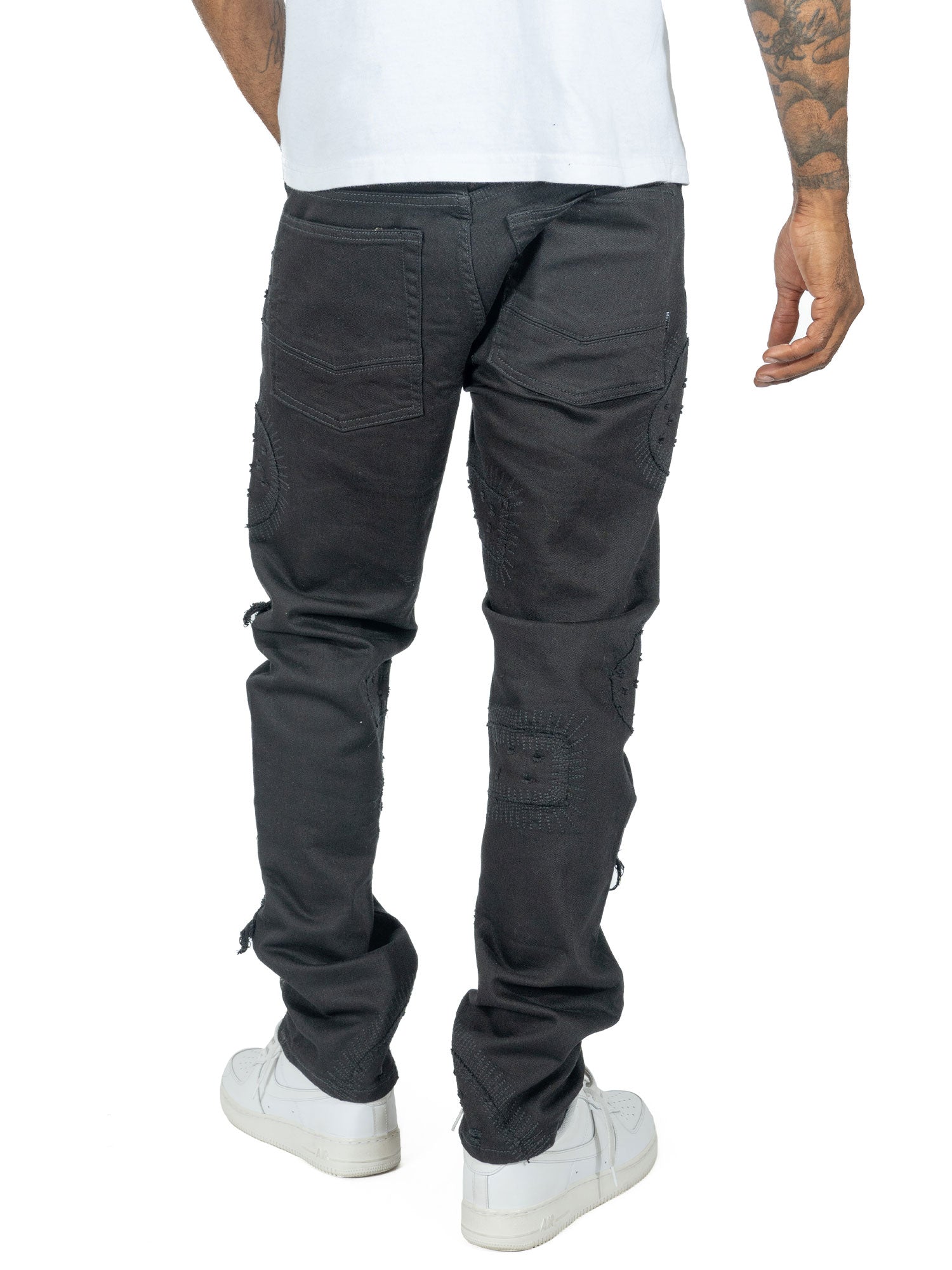 Makobi M1945 Mancini Jeans in Jet Black, view 4