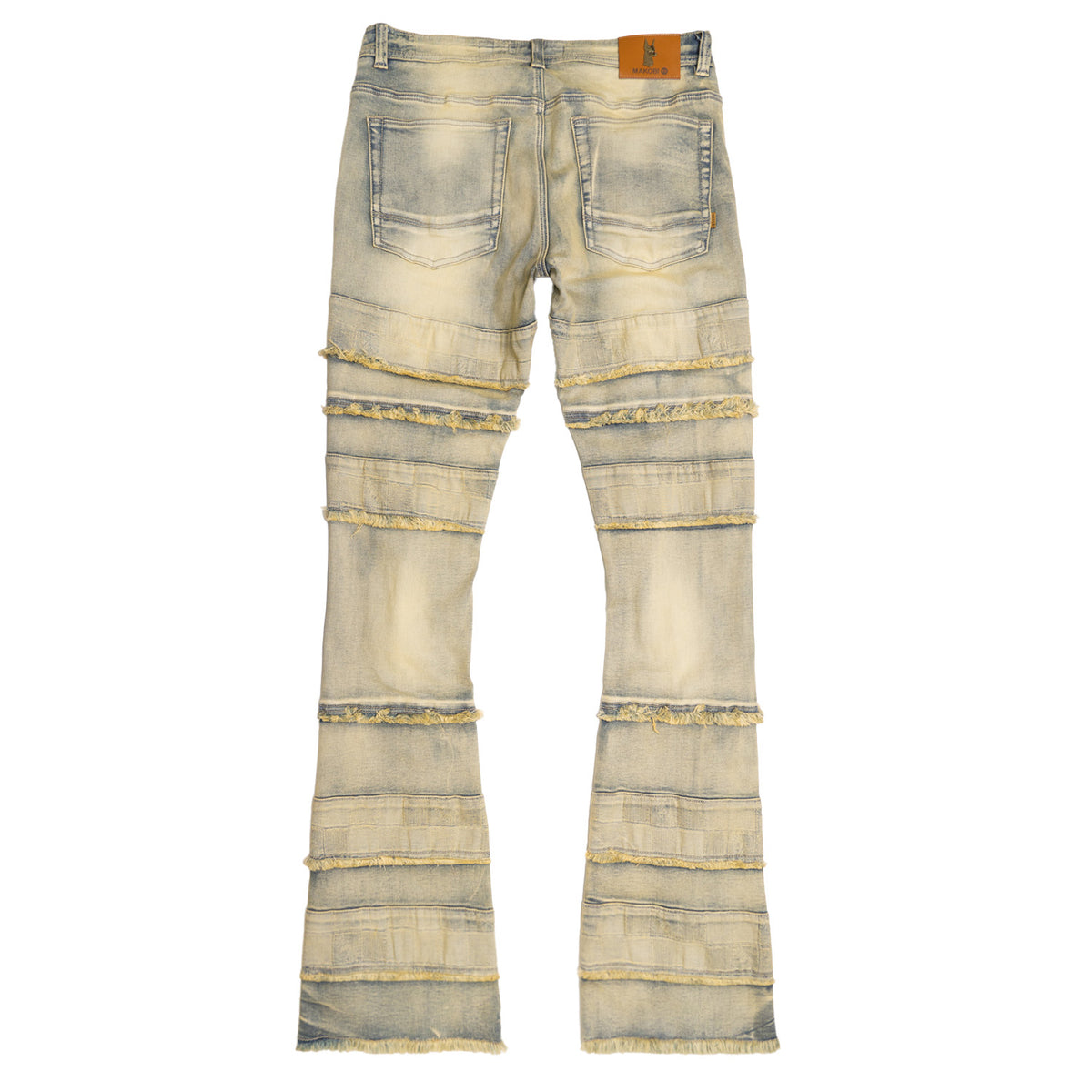 Makobi M1951 Bianchi Stacked Jeans in Dirt, view 3