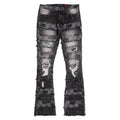 Makobi M1951 Bianchi Stacked Jeans in Black