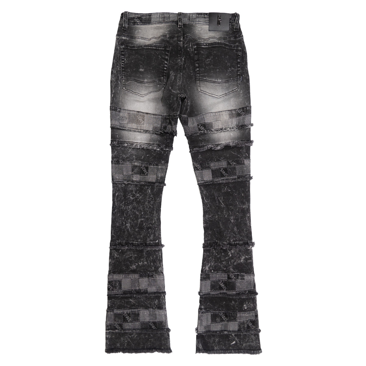 Makobi M1951 Bianchi Stacked Jeans in Black, view 3