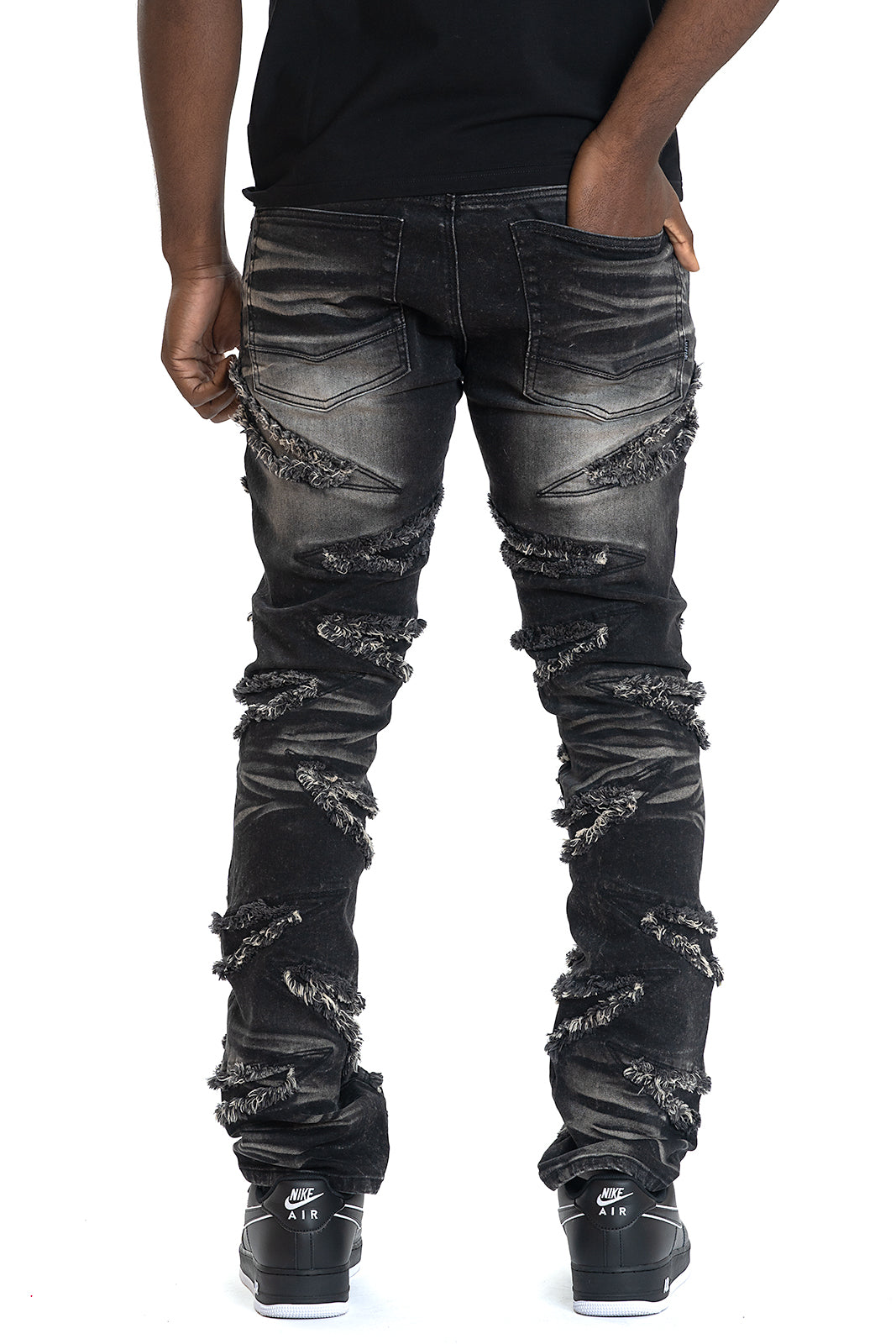 Makobi M1956 Lombardi Jeans in Black Wash, view 4