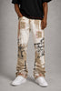 M1958 Prego Twill Stacked Pants - Natural