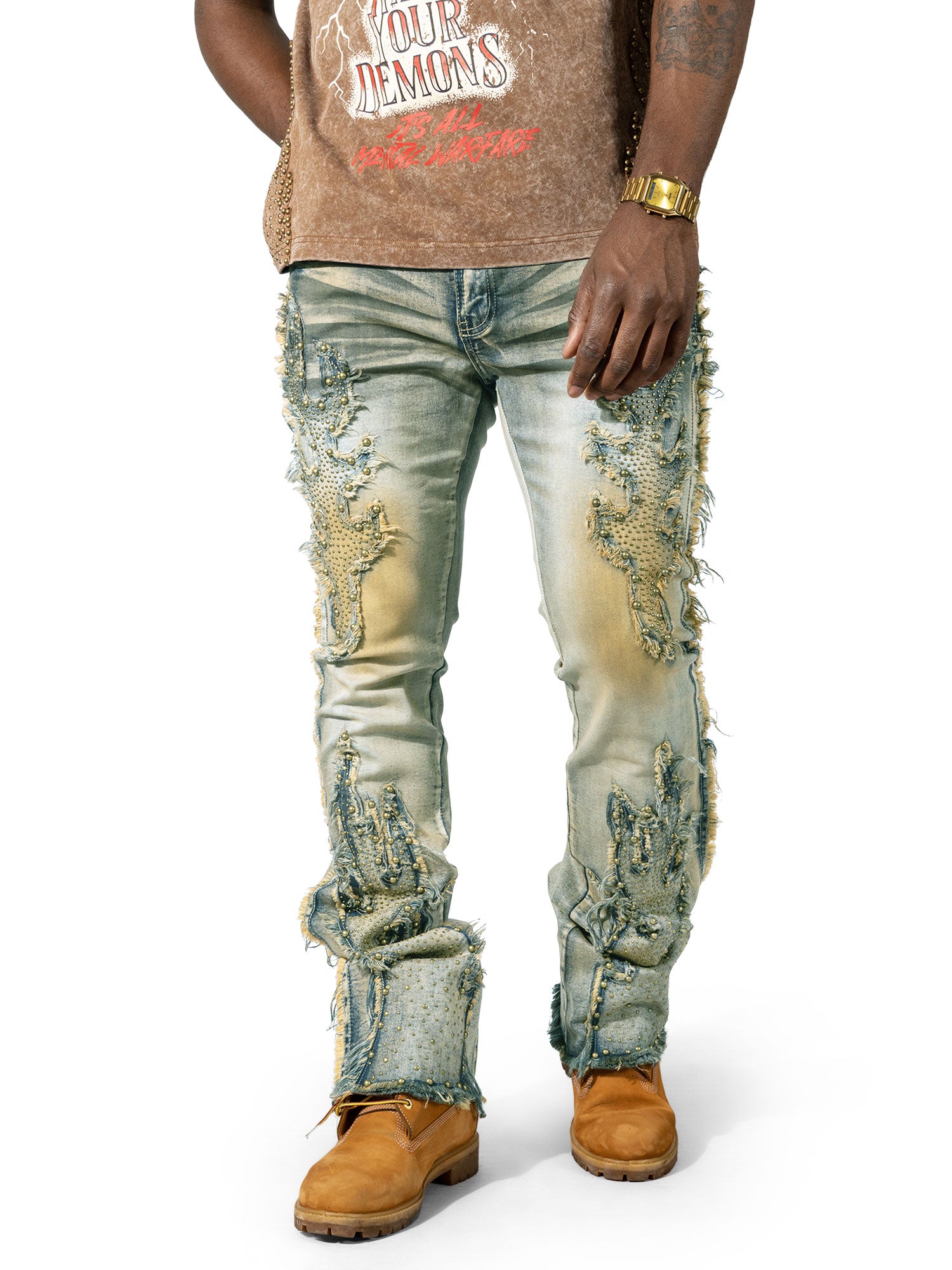 M1959 Tesoro Stacked Jeans - Dirt