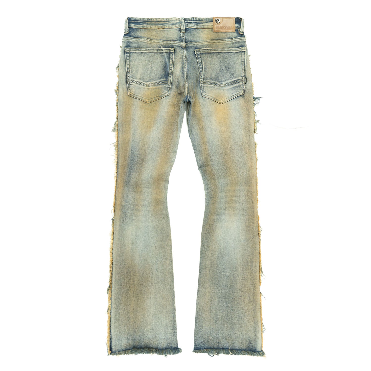 Makobi M1959 Tesoro Stacked Jeans in Dirt, view 6