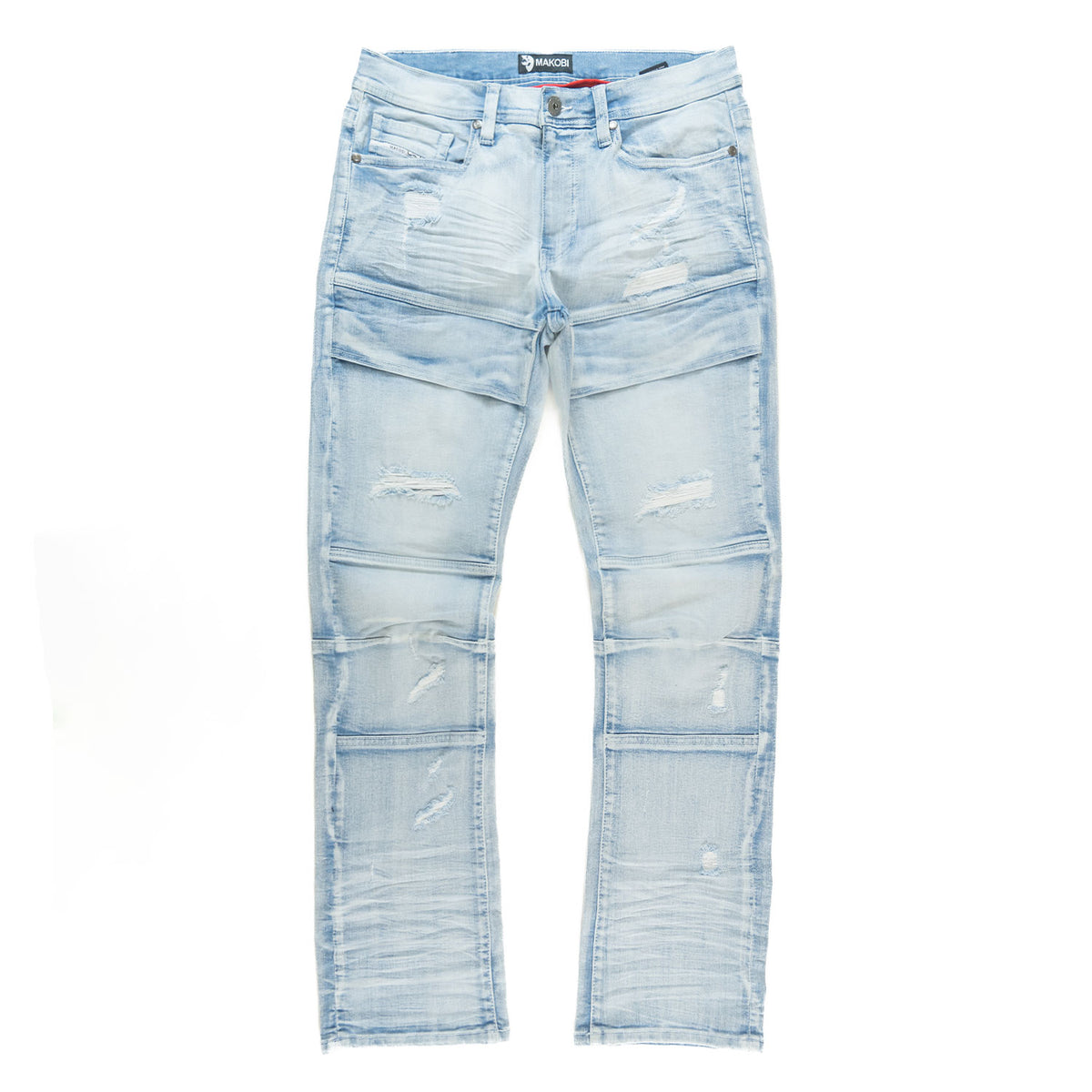 Makobi M1965 Bruno Pants in Light Wash, view 3