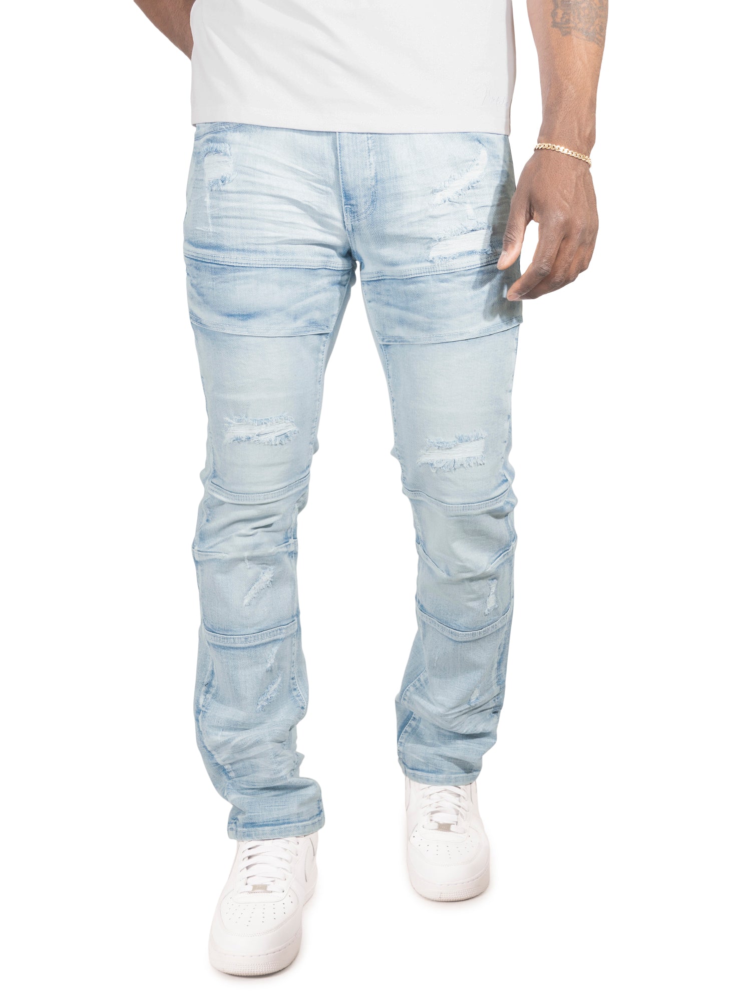 Makobi M1965 Bruno Pants in Light Wash