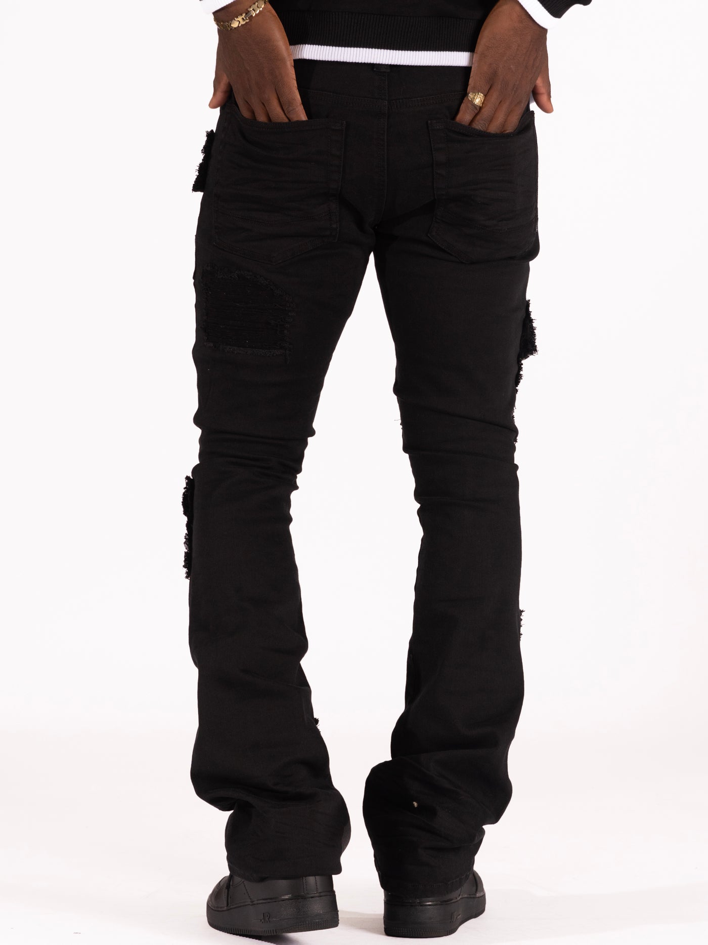 M1968 Cesare Stacked Jeans - Black