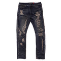 Makobi M1973 Danielli 34" Semi Stacked Jeans in Vintage