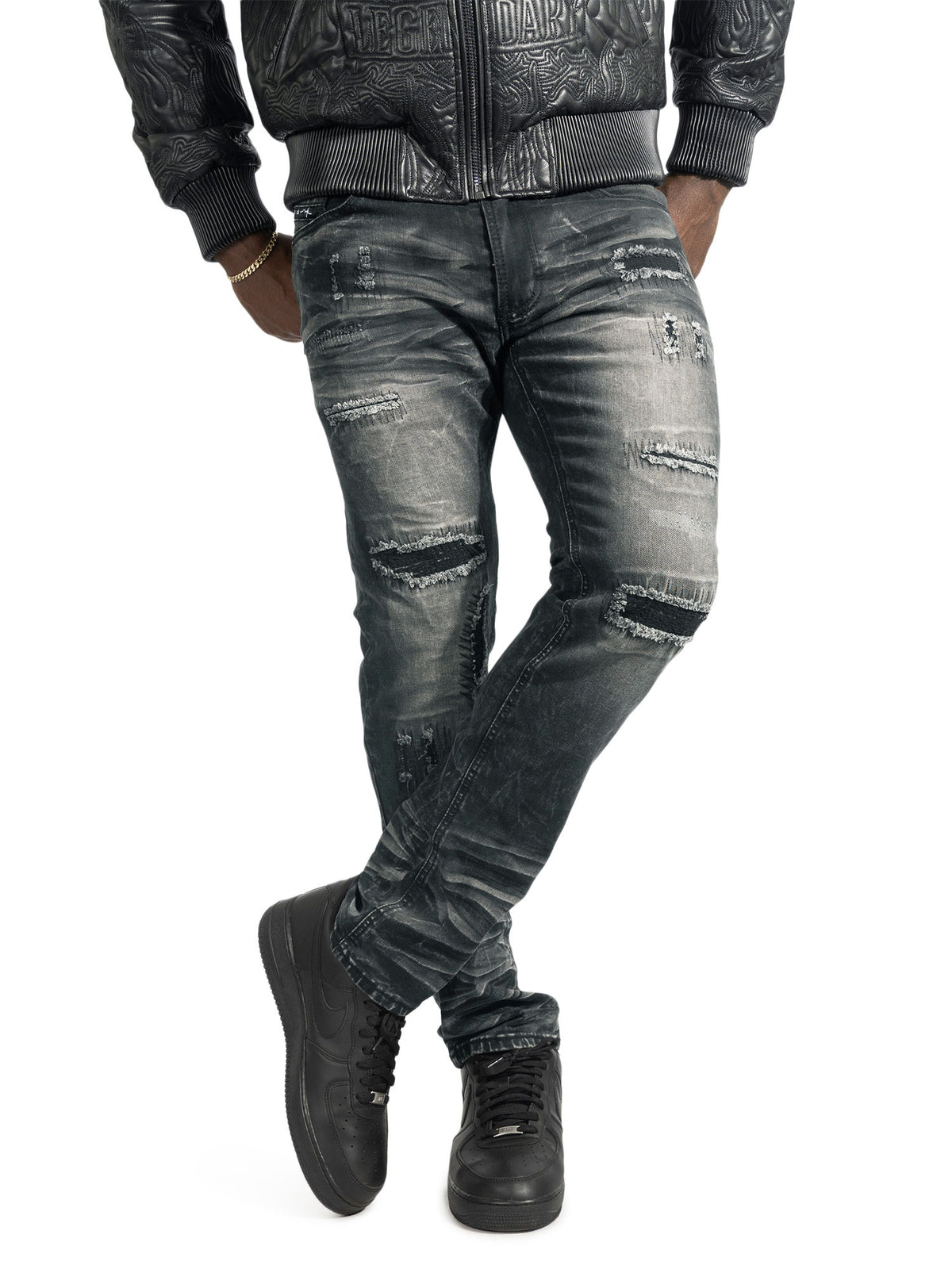 Makobi M1975 Lorenzo Jeans in Black Wash