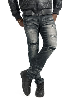M1975 Lorenzo Jeans - Black Wash