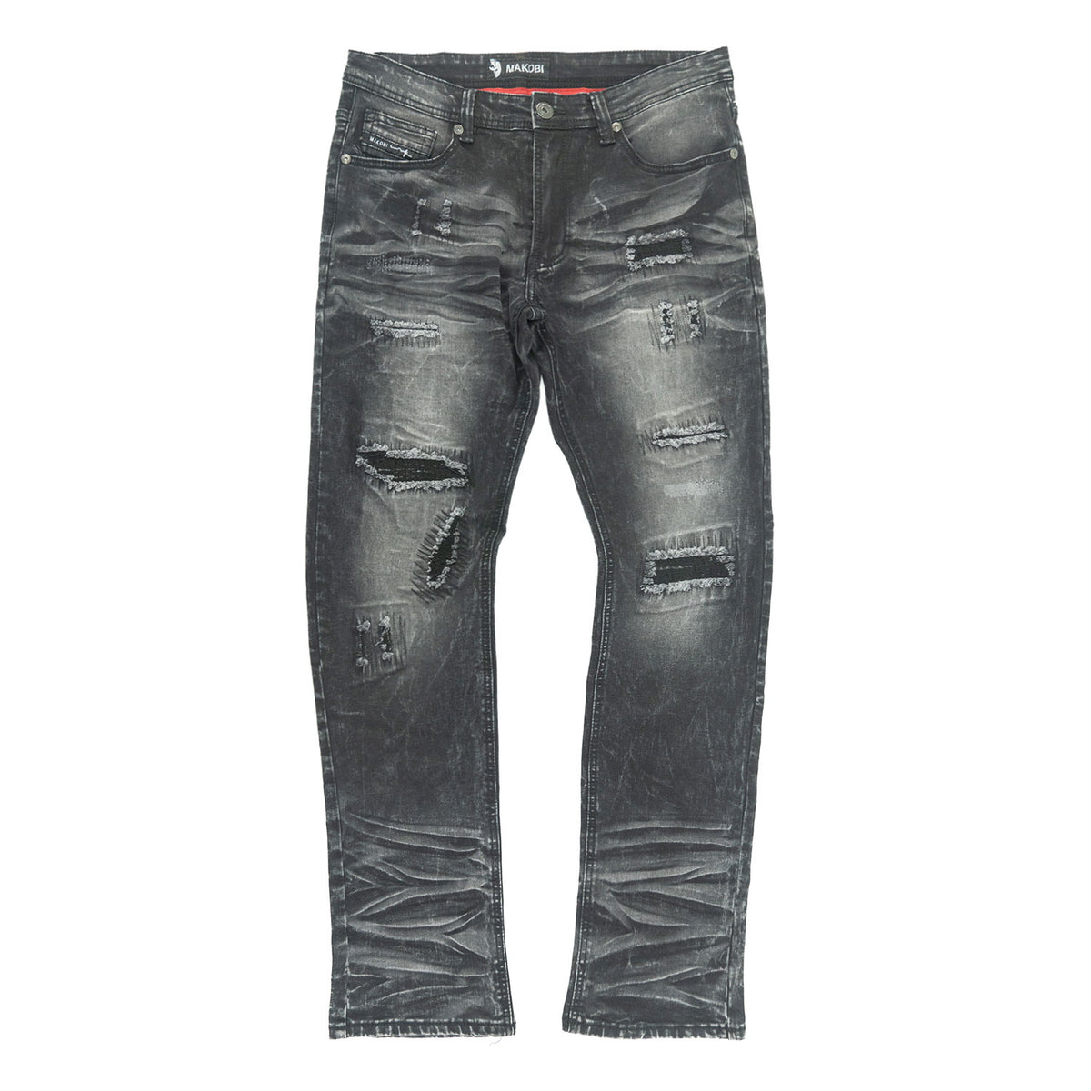 Makobi M1975 Lorenzo Jeans in Black Wash, view 4