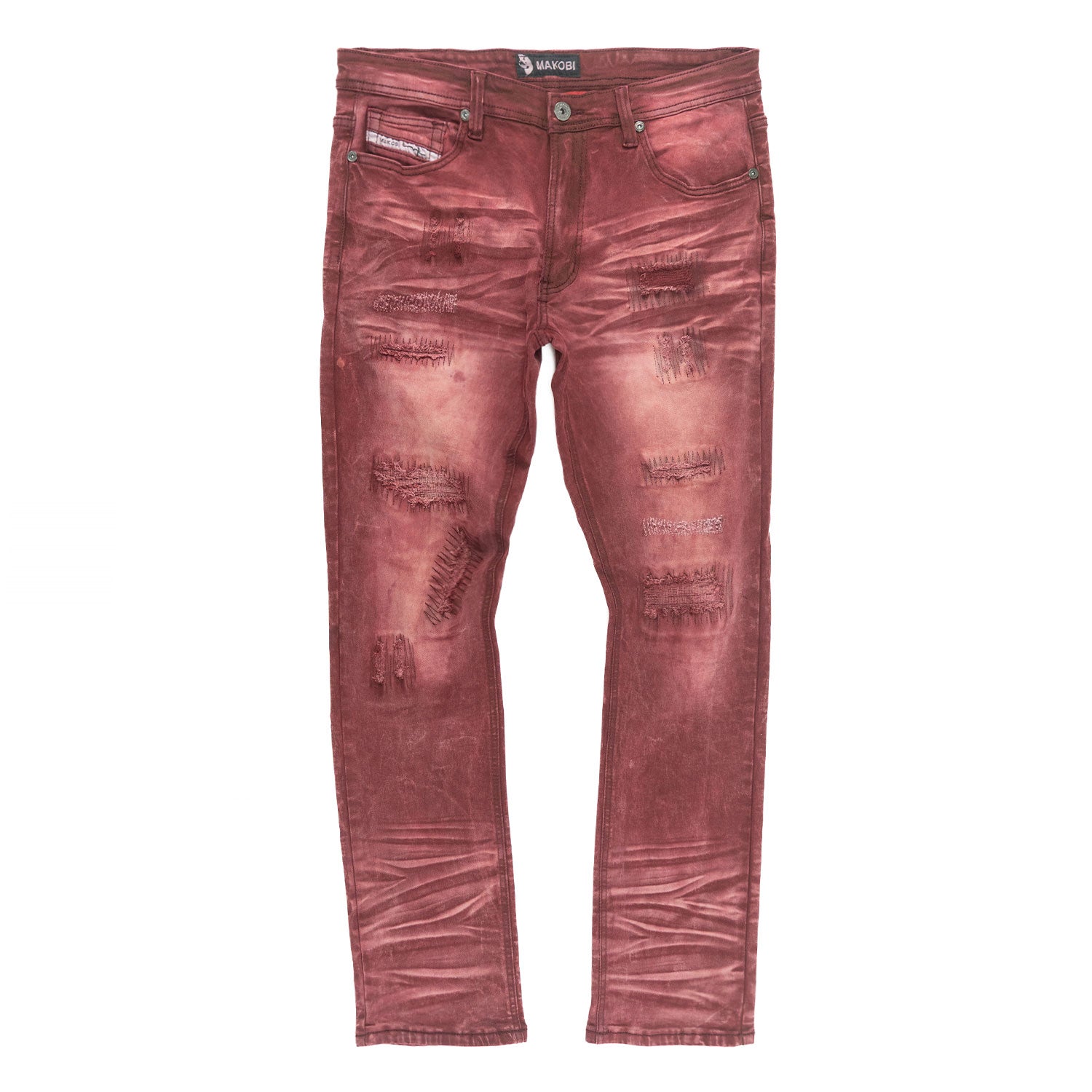 M1975 Lorenzo Jeans - Burgundy