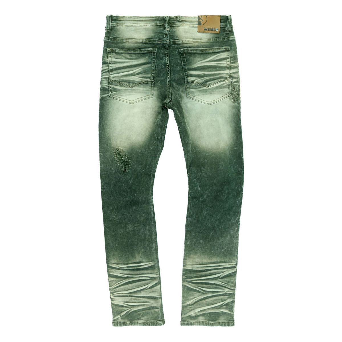 Makobi M1975 Lorenzo Jeans in Green, view 5